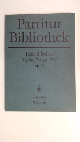 Jean sibelius sinfonie 4 - sinfonie, nr.