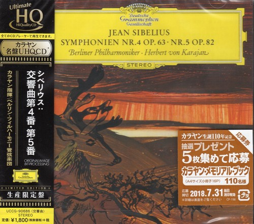 Sibelius symphonies nos 5 - nos.4, &